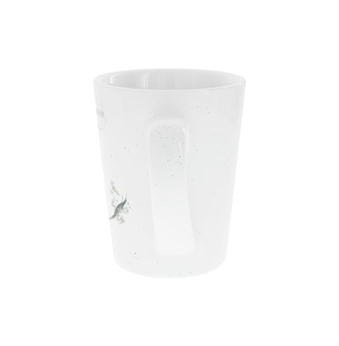 Taza de cerámica blanca Pavilion 13 oz con diseño de cardenal miniatura 6