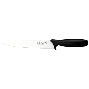Rockingham Forge Range 20cm Carving Knife – Lightweight Sharp Stainless Steel Kitchen Knives with Black Handle
