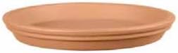 Sottovaso in terracotta 41 cm, Made in Italy per vasi fino 35 cm