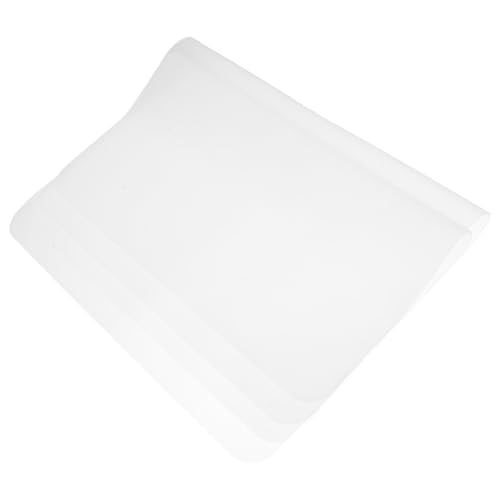 DECORNIJIA 2個 長方形加大半透白色シリコンテーブルカバー 耐熱防水滑り止め保護マット 用ヒートマット兼キッチンカウンター ベビー食事 作業