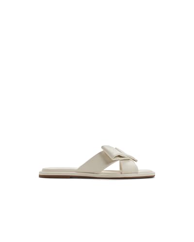 Image of Ted Baker Women's Spencer Leather Cross-Strap Bow Slide