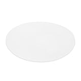 PATIKIL Solid Round Silicone Rubber Sheet, 140mm OD x 3mm Thick Round Silicone Sealing Gasket Pads Bumper Pads for Home Craft Industrial Anti Vibration Slip Gasket, Translucent