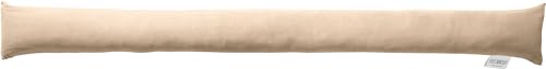 REDBEST Zugluftstopper - Türstopper - Windstopper - Luftzugstopper - Windschutz - für Fenster und Türen Serie Seattle - Premium-Qualität - mit Beschwerung beige Größe 90x10 cm