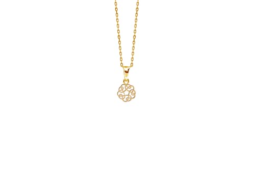 Pendentif noeuds celtiques plaqué or 3 microns d'une brillance exceptionnelle
