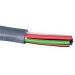 9444-CHR-100, Audio Cable Polyvinyl Chloride 4Conductors 20AWG 5.5mm 300VAC Chrome 30.48m