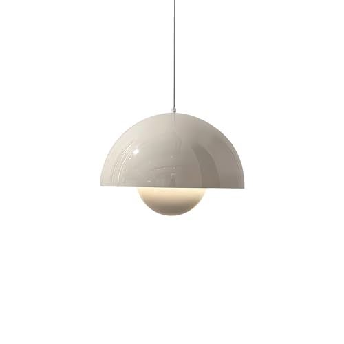 WQCSH Minimalismus Kronleuchter Originalität Einfachheit Blumenknospen Design Moderner Stil Restaurant Nachttischlampe Küche Büro lagern Bar dekorieren E27 Basis Neu Hängender Kronleuchter-Grau