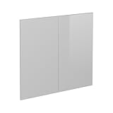 Vicco Küchenfront R-Line, Weiß Hochglanz, 79.2 x 71.3 cm Möbelfront für den Spülenunterschrank