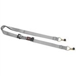 Q'Straint M Series Lap Belt for L Track - Gray PN: ML-320