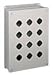 Hoffman E6PBSS6 Pushbutton Enclosure, 6 Holes, Stainless Steel Type 316L, 30.5 mm