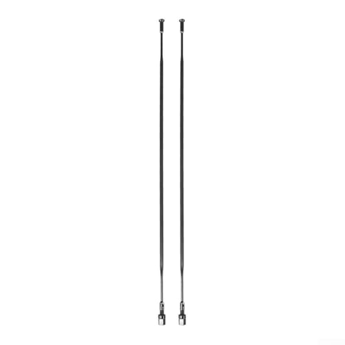 Dos pedazos de luz T800 fibra de carbono radios bicicleta diseño de alta resistencia (L256mm)