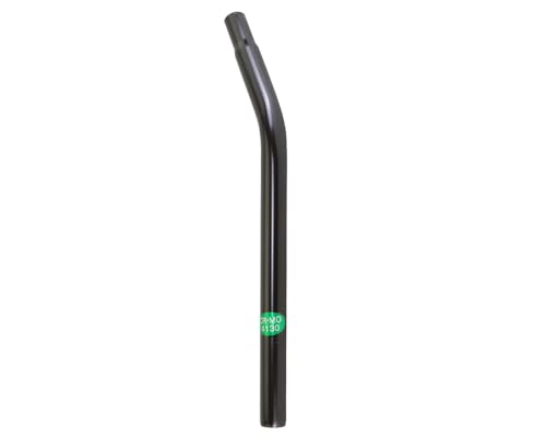 ALTALINE Bicycle Chromoly Black Lay-Back 25.4mm Seatpost 400mm Long Without Support