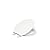 Kohler 20111-0 Brevia Round Toilet Seat, with Grip-Tight Bumpers, Quiet-Close Seat, Quick-Attach Hardware, White