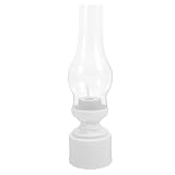 Lampe de table à pétrole : facile à nettoyer, sûre et douce, très confortable à utiliser, et peut être joliment décorative où vous le souhaitez, lanterne vintage