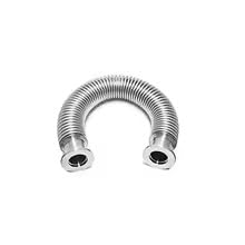 1pc 304 Stainless Steel KF Vacuum Bellows Flexible Hose Pipe Fitting Adapter Coupling for Pump(Hard Bellow,KF50-200mm)