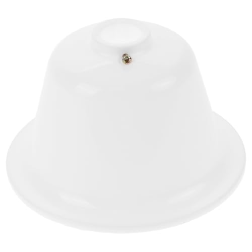 Toyvian Dosel de Techo para Ventilador Extra Grande Color Claro, Cubierta Protectora de Plástico y Silicona, Kit de Cubierta Inferior para Ventilador de Techo, Accesorio para Decoración