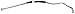 ACDelco 15065206 GM Original Equipment Engine Oil Cooler Inlet Hose Kit with Hose, Protector, Cap, and Connectors