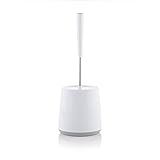 Minky Homecare Toilet Brush & Holder, White