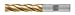 OSG Tap and Die - 6901305 - Square End Mill, 3/4 in Milling Dia, High Speed Steel, TiN
