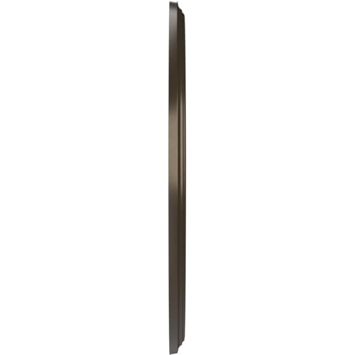 Image of 19 inchOD x 3 1 /2 inchID x 1 inchP Berkshire Thermoformed PVC Ceiling Medallion (Fits Canopies up to 8 3 /8 inch), Metallic Dark Bronze