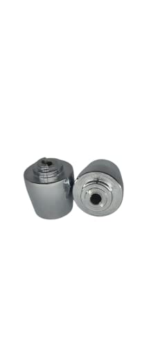 Kit Par Peso Pesinho Pcx Universal P/Guidao Rosca Parafuso Cor:Cromado