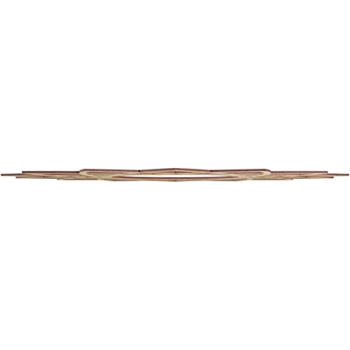 Image of Ekena Millwork 38 inchOD x 14 5 /8 inchID x 1 /4 inchT Eleanor Wood Fretwork Pierced Ceiling Medallion, Birch