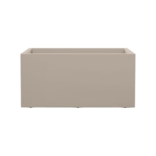 elho vivo Next lang 60cm Pflanztöpfe - Mushroom Beige – Ansicht 2