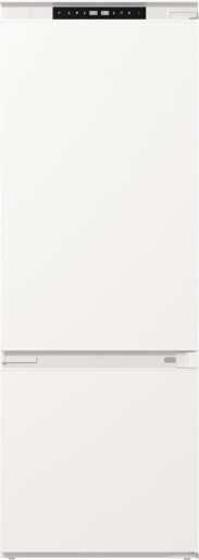 Hisense Frigorífico combinado empotrable de 193,7 cm de alto x 69 cm de largo, clase E, tecnología total No Frost, capacidad de 340 litros, pantalla digital LED, puertas reversibles, 41 dB, Convert