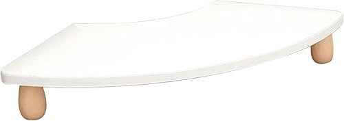 Support d'angle en bois surélevé pour moniteur et PC portable - 2