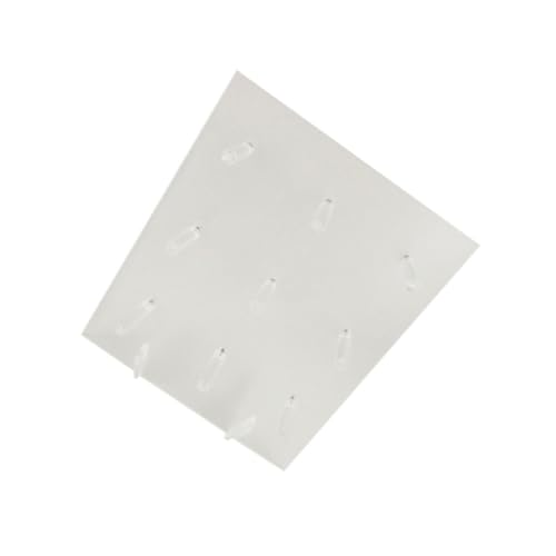 Support beignets acrylique blanc 9 trous lavable pour présentation de buffet - 2