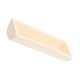 HOMSFOU Stable Performance Corundum Crucible Boat Pure Alumina Lab Furnace Accessory Chemical Sample Holder...