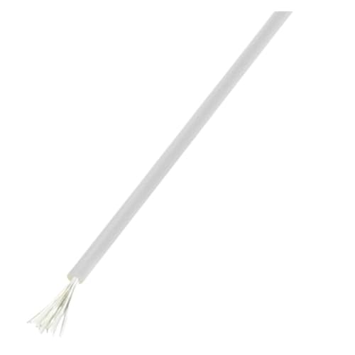 Câble silicone 14 AWG blanc de haute flexibilité pour modélisme exigeant