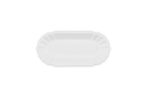 Image of Le Creuset Stoneware Bistro Boat, 14 oz. (8.5 inch L x 4 inch W x 1.7 inch D), White