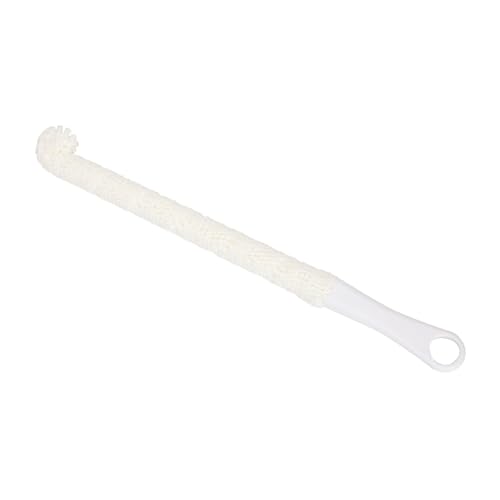 CIYODO Cepillo Flexible para Limpieza de Botellas y Decantadores Multifuncional para Copas y Mango para Colgar Blanco