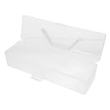 NUOBESTY Wiederverwendbare Rollkuchenbox Groß aus Robustem Kunststoff mit Praktischem Griff Versiegelte Kuchentragebox für Frischen Transport Von Biskuitrollen