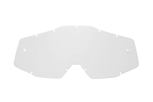 Seecle.it SE-41S201-HZ lente de repuesto transparente compatible con las gafas 100% Racecraft Strata Accuri Mercury Cross no compatible con Geration 2 Cover