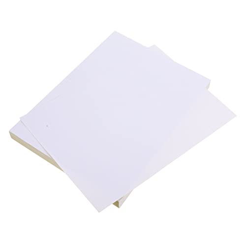 Papier autocollant vierge pour imprimante polyvalent format A4 lot de 100 feuilles