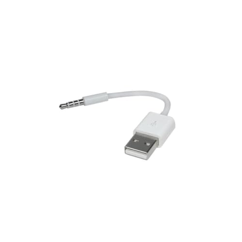 Vistnale Cavo Shuffle | Cavo caricabatterie USB per lettore sostitutivo Sincronizzazione professionale Trasferimento dati Alimentazione USB da 3, 5 mm Compatibile con auricolari Shuffle