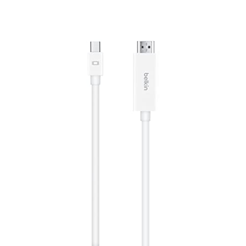 Belkin 4K Mini Dp To Hdmi Cable For Macbook Air/Pro, Surface Pro/Dock, Monitor, Projector, More #TOP18
