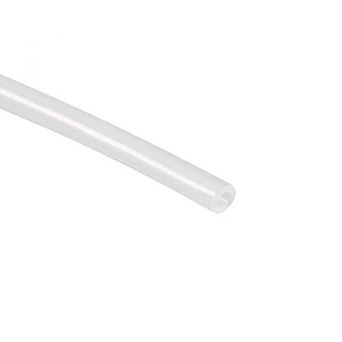 Sourcingmap Silicone Tube 2mm ID X 5mm OD 32.8' Flexible Silicone Rubber Tubing Water Air Hose Pipe for Pump Transfer White