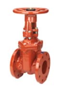 Nibco NS2920H 4 Ductile Iron 300PSI UL FM Flange Outside Screw & Yoke Resilient Wedge Gate Valve