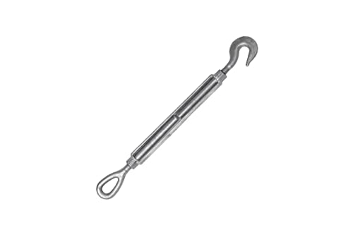 Tensores para cables galvanizados Indusco Hot Dipped Gancho y Ojal, 3/4" x 12" miniatura 4