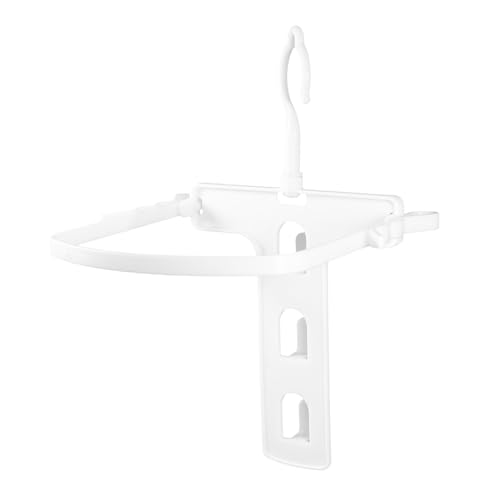 NIYANGLE Percha Plegable para Sudaderas Capucha 2 Unidades Plástico PP Blanco Resistente y Rápida Secado Adecuado para Secar y Organizar Ropa en Armario