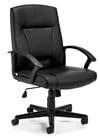 Black Luxhide Tilter Chair OTG11776B