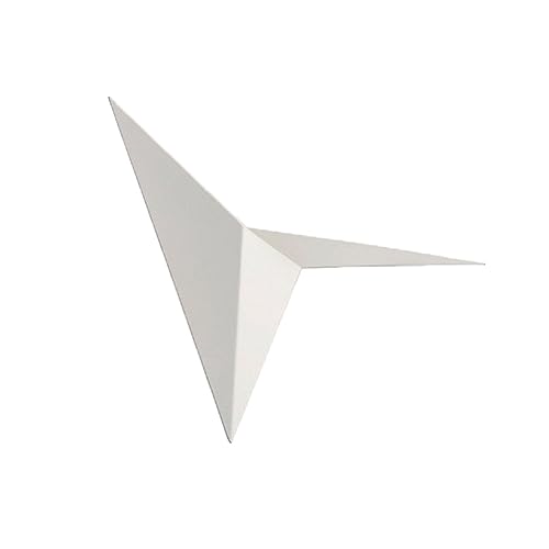 Iluminación de pared LED de diseño nórdico minimalista y forma de triángulo elegante.