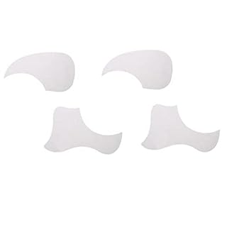 Fopytu Pickguard de Guitare Acoustique 4 pièces et Auto-adhésif en Forme de gouttelettes, Votre Surface de Guitare - Les Beatles, Paul McCartney, John Lennon, RIngo Starr, George Harrison