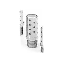 PneumatiPlus High Flow Stainless Steel Muffler 1/2" NPT Package of 5