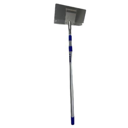 8ft V-Shaped Corner Protector Placement Tool - Heavy Duty Aluminum Extension Handle for Flatbed Trucks
