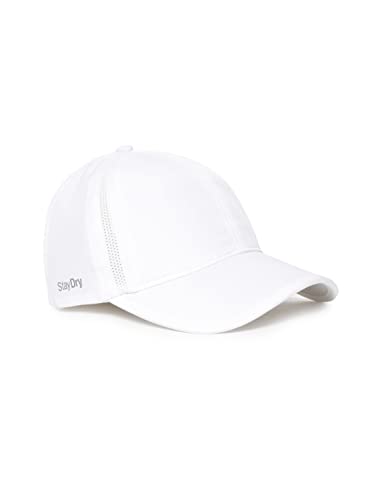 Image of Jockey CP21 Polyester Solid Active Wear Cap with Adjustable Back Closure and Stay Dry Technology