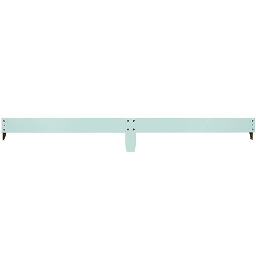 Image of Dream On Me Mini Crib Bed Rail in Mint Green, Converts Mini Cribs to Twin Size Beds, Solid Wood Construction