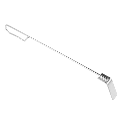 DECHOUS Rastrillo Metálico para Carbón BBQ Herramienta de Limpieza y Pala para Cenizas Resistente y Ligera para Hogar y Exteriores